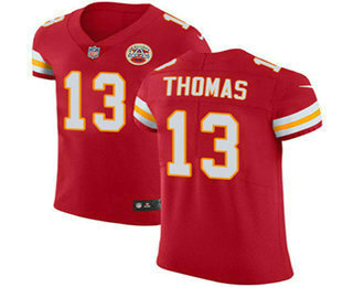 Nike Chiefs #13 De'Anthony Thomas Red Team Color Men's Stitched NFL Vapor Untouchable Elite Jersey