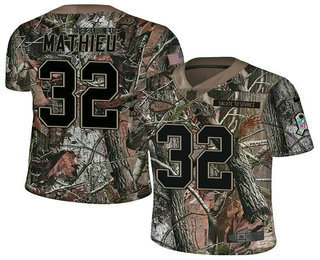 Nike Chiefs #32 Tyrann Mathieu Camo Men's Stitched NFL Limited Rush Realtree Jersey