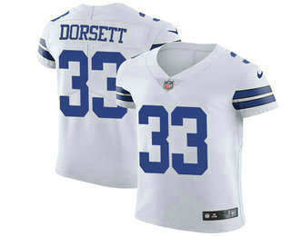 Nike Cowboys #33 Tony Dorsett White Men's Stitched NFL Vapor Untouchable Elite Jersey