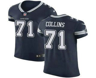 Nike Cowboys #71 La'el Collins Navy Blue Team Color Men's Stitched NFL Vapor Untouchable Elite Jersey