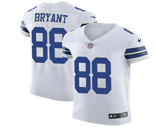 Nike Cowboys #88 Dez Bryant White Men's Stitched NFL Vapor Untouchable Elite Jersey