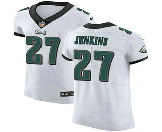 Nike Eagles #27 Malcolm Jenkins White Men's Stitched NFL Vapor Untouchable Elite Jersey