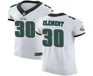 Nike Eagles #30 Corey Clement White Men's Stitched NFL Vapor Untouchable Elite Jersey