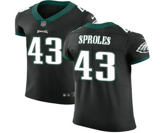 Nike Eagles #43 Darren Sproles Black Alternate Men's Stitched NFL Vapor Untouchable Elite Jersey