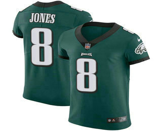 Nike Eagles #8 Donnie Jones Midnight Green Team Color Men's Stitched NFL Vapor Untouchable Elite Jersey