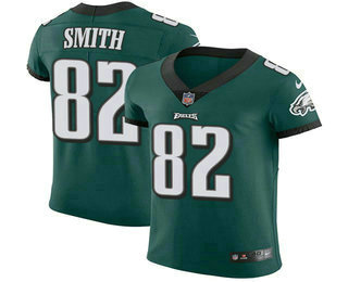 Nike Eagles #82 Torrey Smith Midnight Green Team Color Men's Stitched NFL Vapor Untouchable Elite Jersey