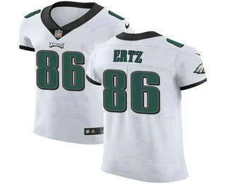 Nike Eagles #86 Zach Ertz White Men's Stitched NFL Vapor Untouchable Elite Jersey