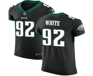 Nike Eagles #92 Reggie White Black Alternate Men's Stitched NFL Vapor Untouchable Elite Jersey