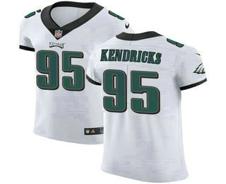 Nike Eagles #95 Mychal Kendricks White Men's Stitched NFL Vapor Untouchable Elite Jersey