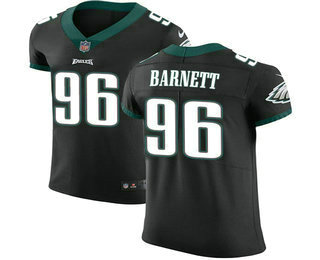 Nike Eagles #96 Derek Barnett Black Alternate Men's Stitched NFL Vapor Untouchable Elite Jersey