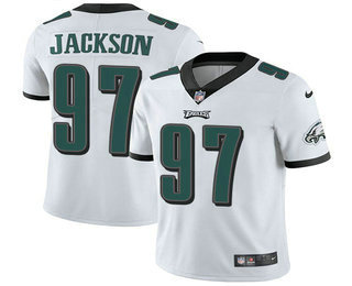 Nike Eagles #97 Malik Jackson White Men's Stitched NFL Vapor Untouchable Limited Jersey