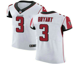 Nike Falcons #3 Matt Bryant White Men's Stitched NFL Vapor Untouchable Elite Jersey