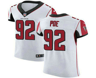 Nike Falcons #92 Dontari Poe White Men's Stitched NFL Vapor Untouchable Elite Jersey