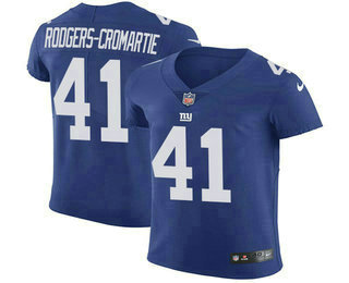 Nike Giants #41 Dominique Rodgers-Cromartie Royal Blue Team Color Men's Stitched NFL Vapor Untouchable Elite Jersey