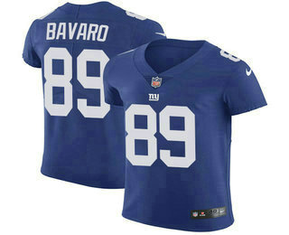 Nike Giants #89 Mark Bavaro Royal Blue Team Color Men's Stitched NFL Vapor Untouchable Elite Jersey