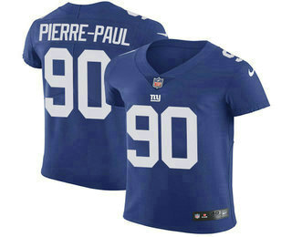 Nike Giants #90 Jason Pierre-Paul Royal Blue Team Color Men's Stitched NFL Vapor Untouchable Elite Jersey