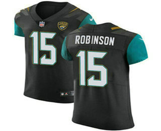 Nike Jaguars #15 Allen Robinson Black Alternate Men's Stitched NFL Vapor Untouchable Elite Jersey