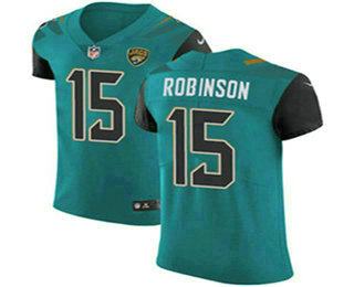Nike Jaguars #15 Allen Robinson Teal Green Team Color Men's Stitched NFL Vapor Untouchable Elite Jersey
