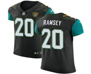 Nike Jaguars #20 Jalen Ramsey Black Alternate Men's Stitched NFL Vapor Untouchable Elite Jersey