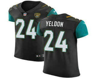 Nike Jaguars #24 T.J. Yeldon Black Alternate Men's Stitched NFL Vapor Untouchable Elite Jersey