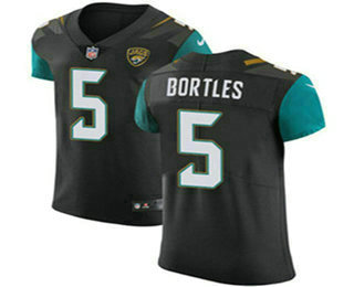 Nike Jaguars #5 Blake Bortles Black Alternate Men's Stitched NFL Vapor Untouchable Elite Jersey