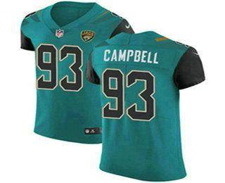 Nike Jaguars #93 Calais Campbell Teal Green Team Color Men's Stitched NFL Vapor Untouchable Elite Jersey