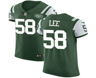 Nike Jets #58 Darron Lee Green Team Color Men's Stitched NFL Vapor Untouchable Elite Jersey