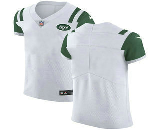 Nike Jets Blank White Men's Stitched NFL Vapor Untouchable Elite Jersey