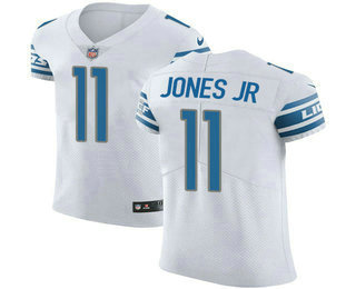 Nike Lions #11 Marvin Jones Jr White Men's Stitched NFL Vapor Untouchable Elite Jersey