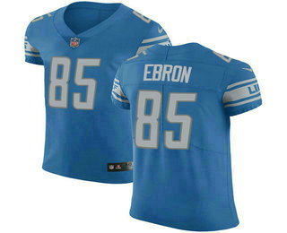 Nike Lions #85 Eric Ebron Blue Team Color Men's Stitched NFL Vapor Untouchable Elite Jersey