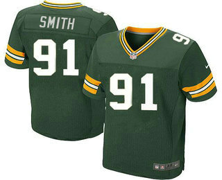 Nike Packers #91 Preston Smith Green Team Color Men's Stitched NFL Elite Jersey