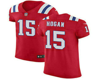 Nike Patriots #15 Chris Hogan Red Alternate Men's Stitched NFL Vapor Untouchable Elite Jersey