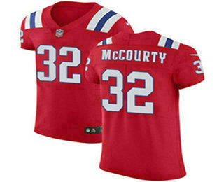 Nike Patriots #32 Devin McCourty Red Alternate Men's Stitched NFL Vapor Untouchable Elite Jersey