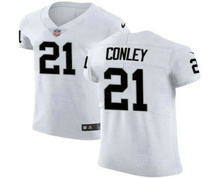 Nike Raiders #21 Gareon Conley White Men's Stitched NFL Vapor Untouchable Elite Jersey