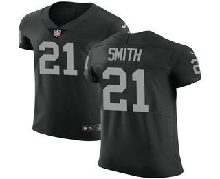Nike Raiders #21 Sean Smith Black Team Color Men's Stitched NFL Vapor Untouchable Elite Jersey