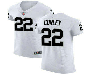 Nike Raiders #22 Gareon Conley White Men's Stitched NFL Vapor Untouchable Elite Jersey