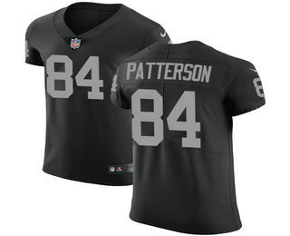 Nike Raiders #84 Cordarrelle Patterson Black Team Color Men's Stitched NFL Vapor Untouchable Elite Jersey