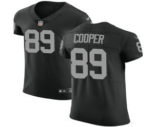 Nike Raiders #89 Amari Cooper Black Team Color Men's Stitched NFL Vapor Untouchable Elite Jersey