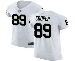 Nike Raiders #89 Amari Cooper White Men's Stitched NFL Vapor Untouchable Elite Jersey