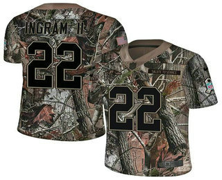 Nike Ravens #22 Mark Ingram Camo Men's Stitched NFL Limited Rush Realtree Jersey