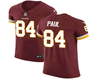 Nike Redskins #84 Niles Paul Burgundy Red Team Color Men's Stitched NFL Vapor Untouchable Elite Jersey
