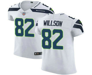 Nike Seahawks #82 Luke Willson White Men's Stitched NFL Vapor Untouchable Elite Jersey