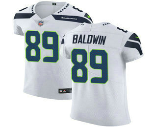 Nike Seahawks #89 Doug Baldwin White Men's Stitched NFL Vapor Untouchable Elite Jersey