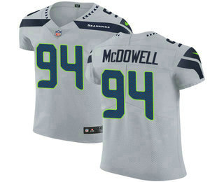 Nike Seahawks #94 Malik McDowell Grey Alternate Men's Stitched NFL Vapor Untouchable Elite Jersey