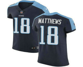 Nike Titans #18 Rishard Matthews Navy Blue Alternate Men's Stitched NFL Vapor Untouchable Elite Jersey