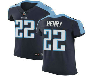 Nike Titans #22 Derrick Henry Navy Blue Alternate Men's Stitched NFL Vapor Untouchable Elite Jersey