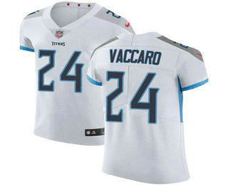 Nike Titans #24 Kenny Vaccaro White Men's Stitched NFL Vapor Untouchable Elite Jersey