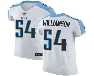 Nike Titans #54 Avery Williamson White Men's Stitched NFL Vapor Untouchable Elite Jersey