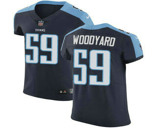 Nike Titans #59 Wesley Woodyard Navy Blue Alternate Men's Stitched NFL Vapor Untouchable Elite Jersey