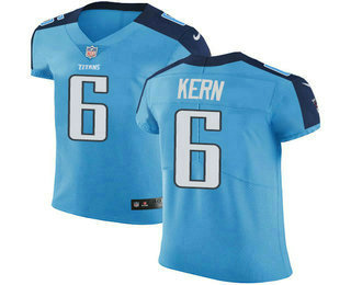 Nike Titans #6 Brett Kern Light Blue Team Color Men's Stitched NFL Vapor Untouchable Elite Jersey